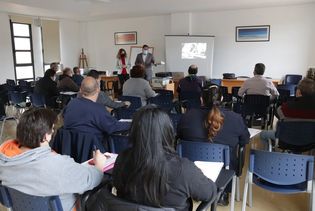 Participantes en el curso de Mantenimiento de Jardine