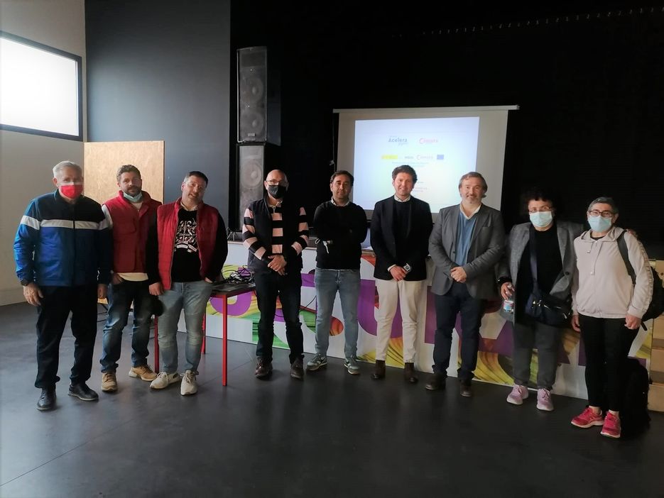 Participantes en la Jornada de presentación de la Oficina Acelera Pyme en Corral de Calatrava