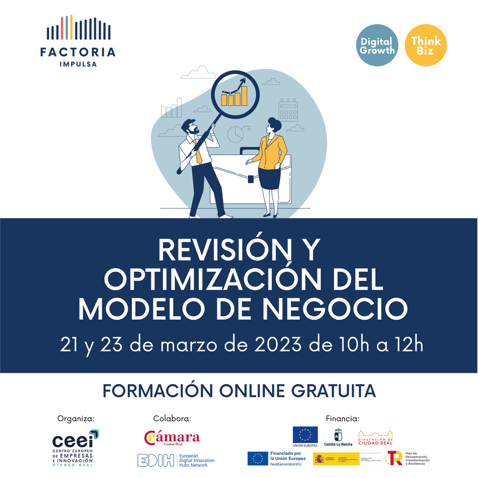 Taller Revisión y optimización del modelo de negocio: Cámara de Comercio e  Industria de Ciudad Real